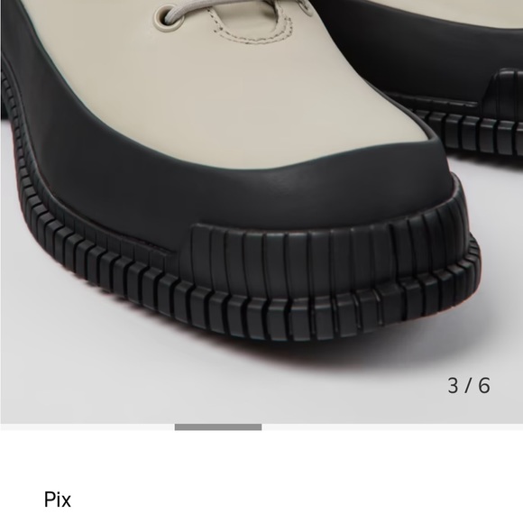 Camper Black and gray leather women's shoes-Size 37 - Picture 2 of 5